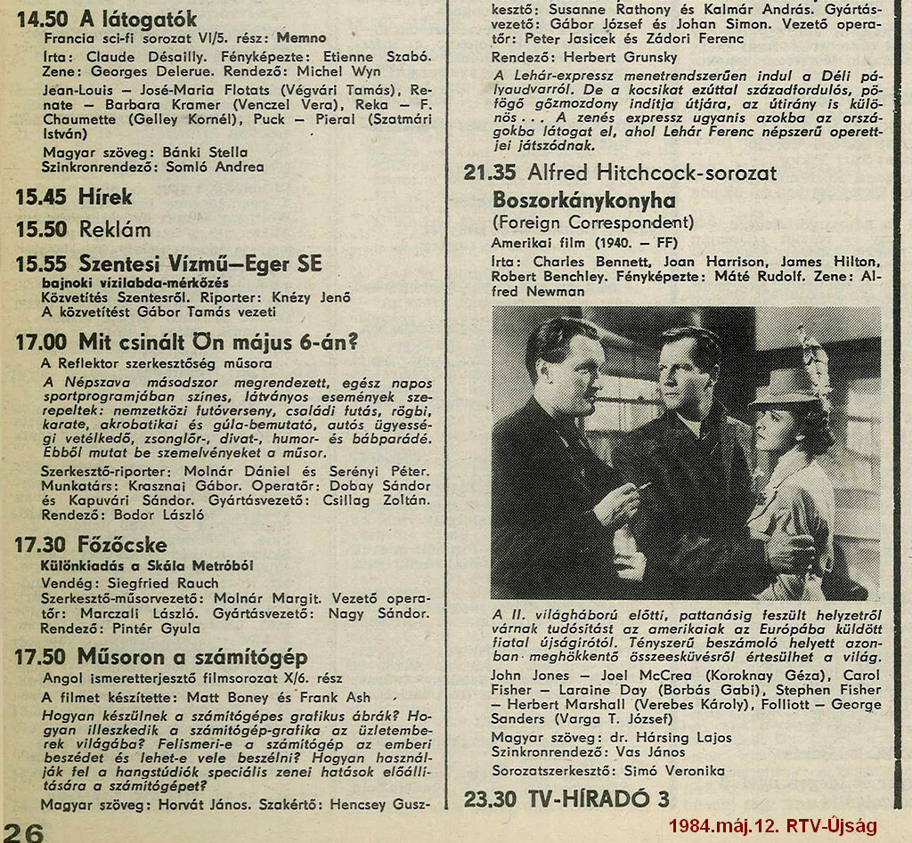 RTV: 1984: Boszork�nykonyha