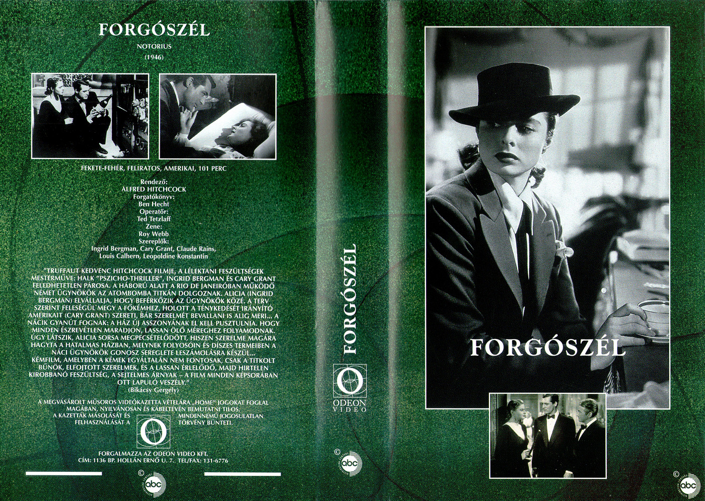 Forg�sz�l (1946) - Odeon VHS